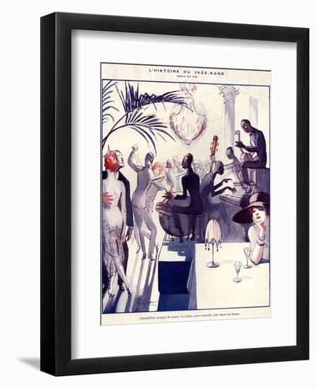 1920s France La Vie Parisienne Magazine Plate-null-Framed Giclee Print