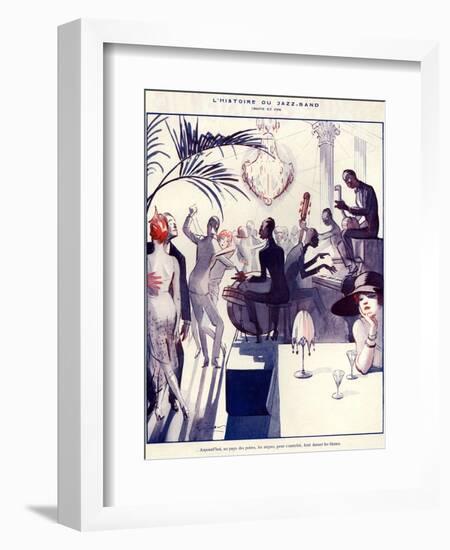 1920s France La Vie Parisienne Magazine Plate-null-Framed Giclee Print