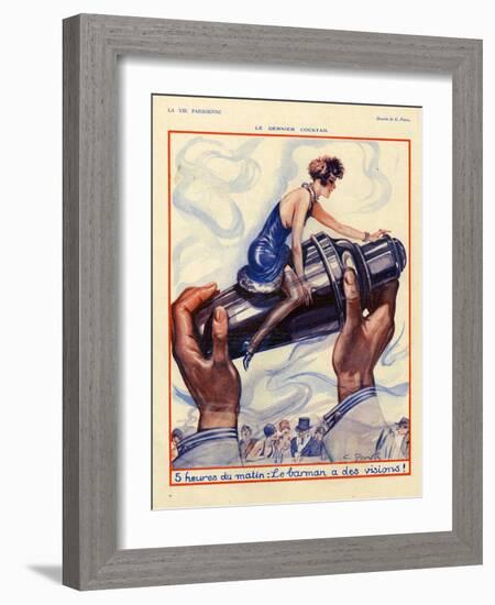 1920s France La Vie Parisienne Magazine Plate-null-Framed Giclee Print