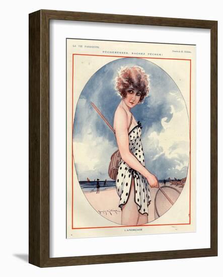 1920s France La Vie Parisienne Magazine Plate-null-Framed Giclee Print