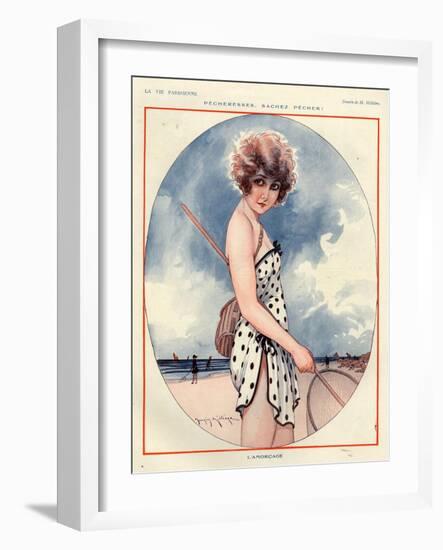 1920s France La Vie Parisienne Magazine Plate-null-Framed Giclee Print