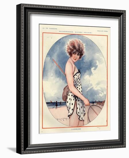 1920s France La Vie Parisienne Magazine Plate-null-Framed Giclee Print