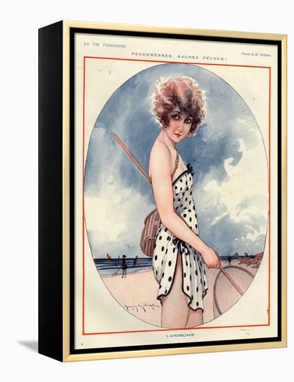 1920s France La Vie Parisienne Magazine Plate-null-Framed Premier Image Canvas