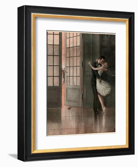 1920s France La Vie Parisienne Magazine Plate-null-Framed Giclee Print