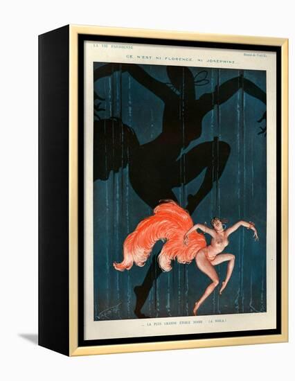 1920s France La Vie Parisienne Magazine Plate-null-Framed Premier Image Canvas