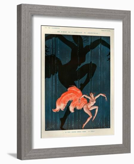 1920s France La Vie Parisienne Magazine Plate-null-Framed Giclee Print