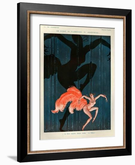 1920s France La Vie Parisienne Magazine Plate-null-Framed Giclee Print