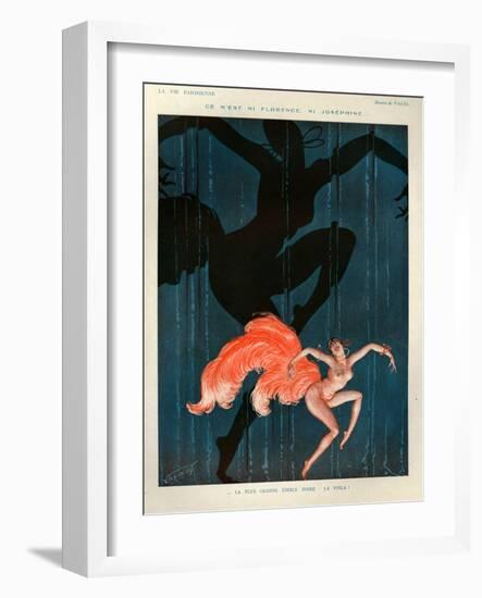 1920s France La Vie Parisienne Magazine Plate-null-Framed Giclee Print