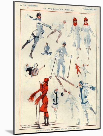 1920s France La Vie Parisienne Magazine Plate-null-Mounted Giclee Print