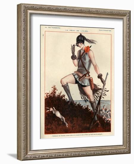 1920s France La Vie Parisienne Magazine Plate-null-Framed Giclee Print