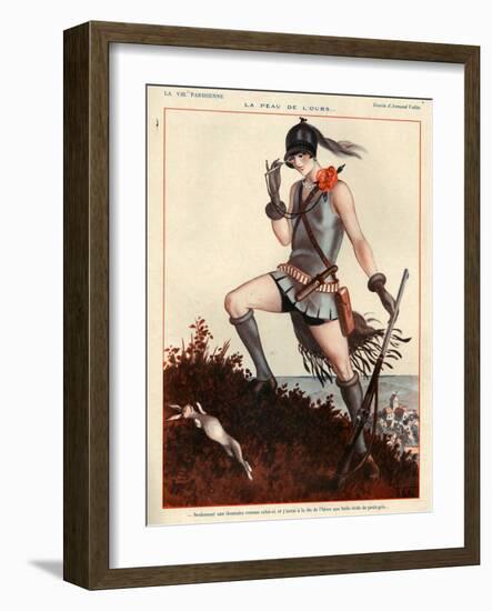 1920s France La Vie Parisienne Magazine Plate-null-Framed Giclee Print