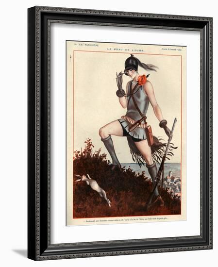 1920s France La Vie Parisienne Magazine Plate-null-Framed Giclee Print