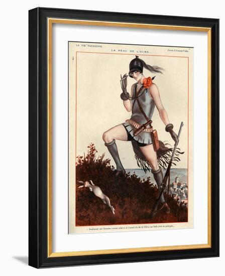 1920s France La Vie Parisienne Magazine Plate-null-Framed Giclee Print