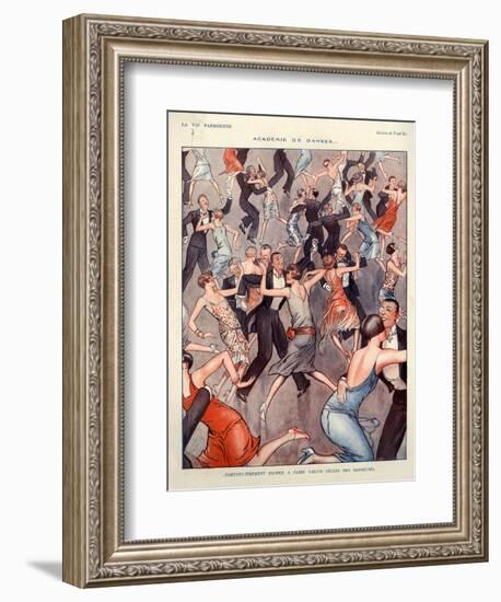 1920s France La Vie Parisienne Magazine Plate-null-Framed Giclee Print