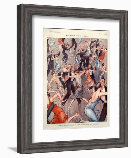 1920s France La Vie Parisienne Magazine Plate-null-Framed Giclee Print