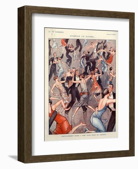 1920s France La Vie Parisienne Magazine Plate-null-Framed Giclee Print