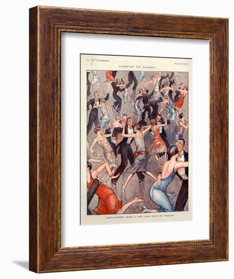 1920s France La Vie Parisienne Magazine Plate-null-Framed Giclee Print