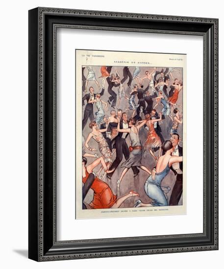 1920s France La Vie Parisienne Magazine Plate-null-Framed Giclee Print