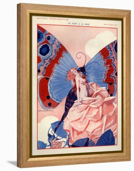 1920s France La Vie Parisienne Magazine Plate-null-Framed Premier Image Canvas