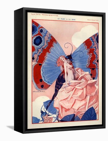 1920s France La Vie Parisienne Magazine Plate-null-Framed Premier Image Canvas