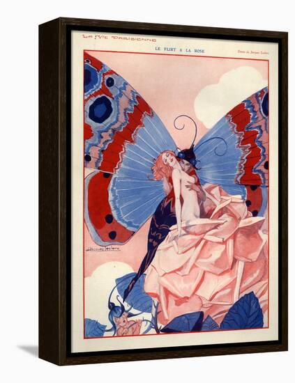 1920s France La Vie Parisienne Magazine Plate-null-Framed Premier Image Canvas