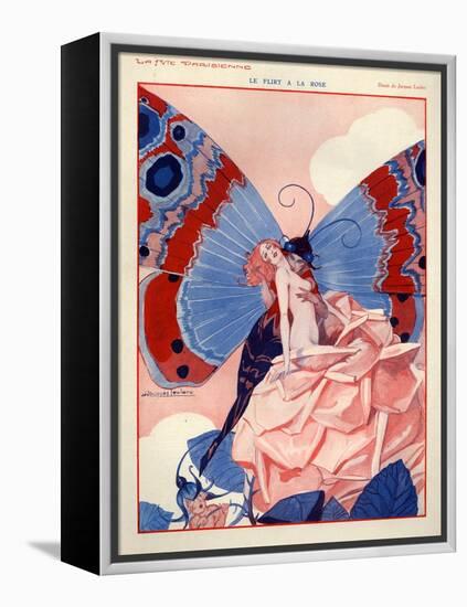 1920s France La Vie Parisienne Magazine Plate-null-Framed Premier Image Canvas