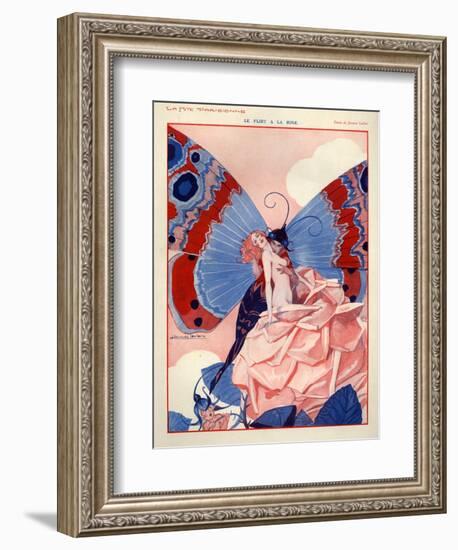 1920s France La Vie Parisienne Magazine Plate-null-Framed Giclee Print