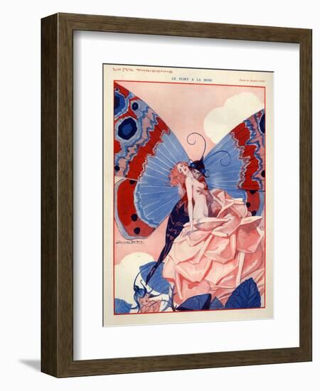 1920s France La Vie Parisienne Magazine Plate-null-Framed Giclee Print