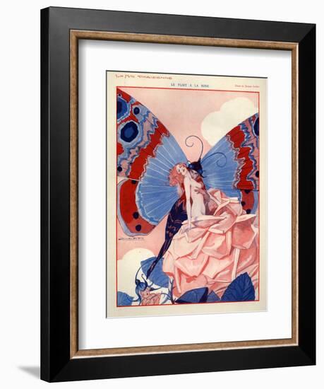 1920s France La Vie Parisienne Magazine Plate-null-Framed Giclee Print