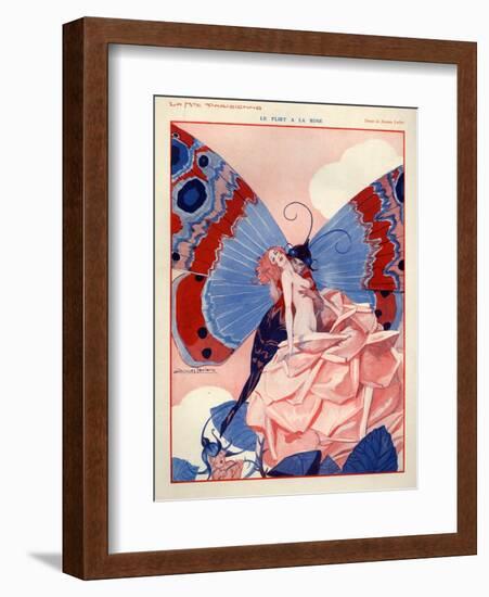 1920s France La Vie Parisienne Magazine Plate-null-Framed Giclee Print