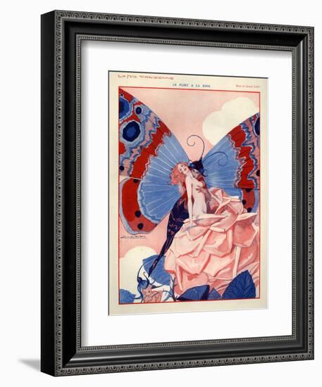 1920s France La Vie Parisienne Magazine Plate-null-Framed Giclee Print