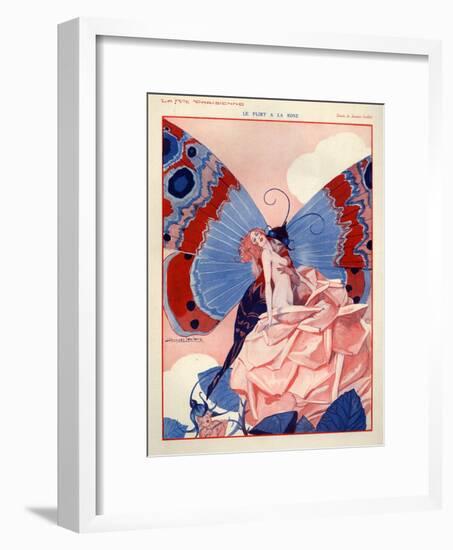 1920s France La Vie Parisienne Magazine Plate-null-Framed Giclee Print