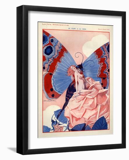 1920s France La Vie Parisienne Magazine Plate--Framed Giclee Print