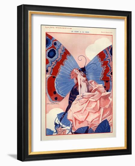 1920s France La Vie Parisienne Magazine Plate-null-Framed Giclee Print