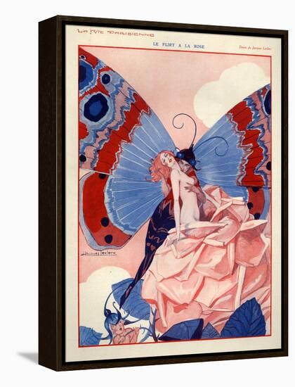 1920s France La Vie Parisienne Magazine Plate-null-Framed Premier Image Canvas