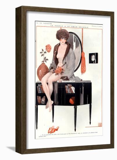 1920s France La Vie Parisienne Magazine Plate-null-Framed Giclee Print