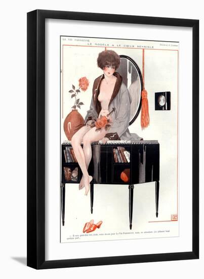 1920s France La Vie Parisienne Magazine Plate-null-Framed Giclee Print