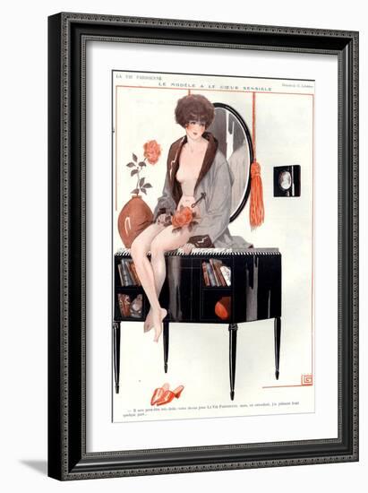 1920s France La Vie Parisienne Magazine Plate-null-Framed Giclee Print