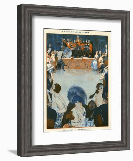 1920s France La Vie Parisienne Magazine Plate-null-Framed Giclee Print