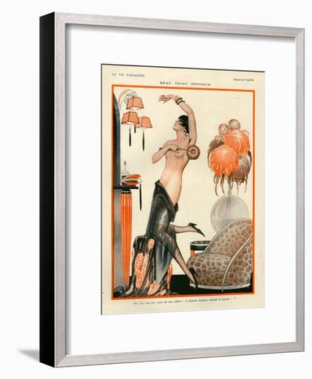 1920s France La Vie Parisienne Magazine Plate-null-Framed Giclee Print