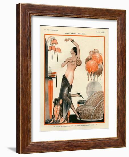 1920s France La Vie Parisienne Magazine Plate-null-Framed Giclee Print