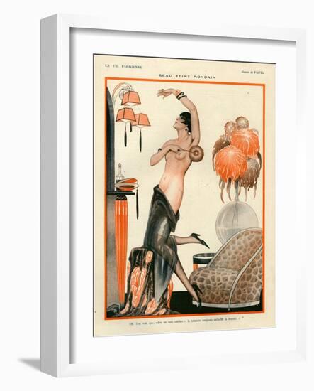 1920s France La Vie Parisienne Magazine Plate-null-Framed Giclee Print