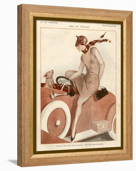 1920s France La Vie Parisienne Magazine Plate-null-Framed Premier Image Canvas