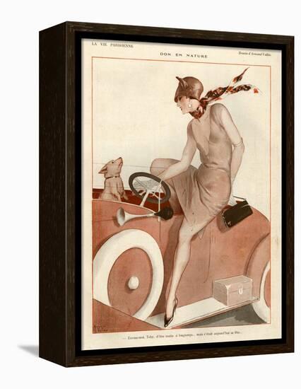 1920s France La Vie Parisienne Magazine Plate-null-Framed Premier Image Canvas