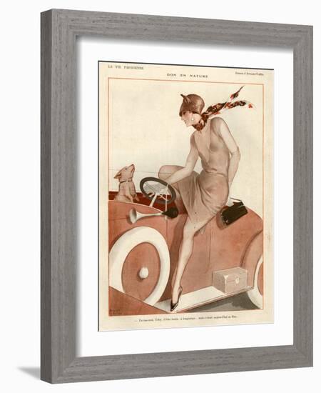 1920s France La Vie Parisienne Magazine Plate-null-Framed Giclee Print