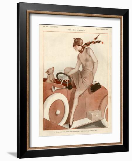 1920s France La Vie Parisienne Magazine Plate-null-Framed Giclee Print