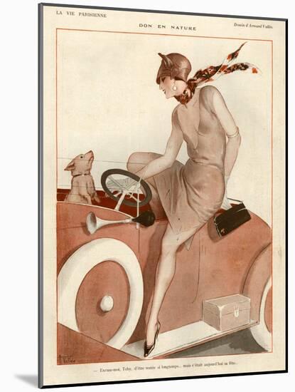 1920s France La Vie Parisienne Magazine Plate-null-Mounted Giclee Print