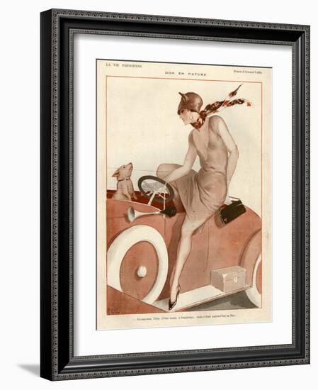 1920s France La Vie Parisienne Magazine Plate-null-Framed Giclee Print