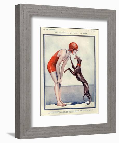 1920s France La Vie Parisienne Magazine Plate-null-Framed Giclee Print