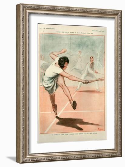 1920s France La Vie Parisienne Magazine Plate-null-Framed Giclee Print